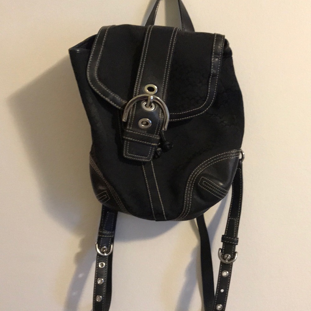 Small coach backpack